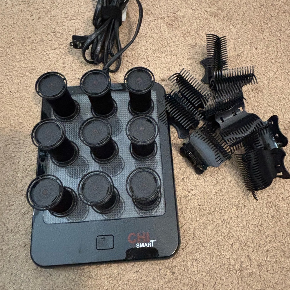 CHI Smart Black Hair Rollers Set